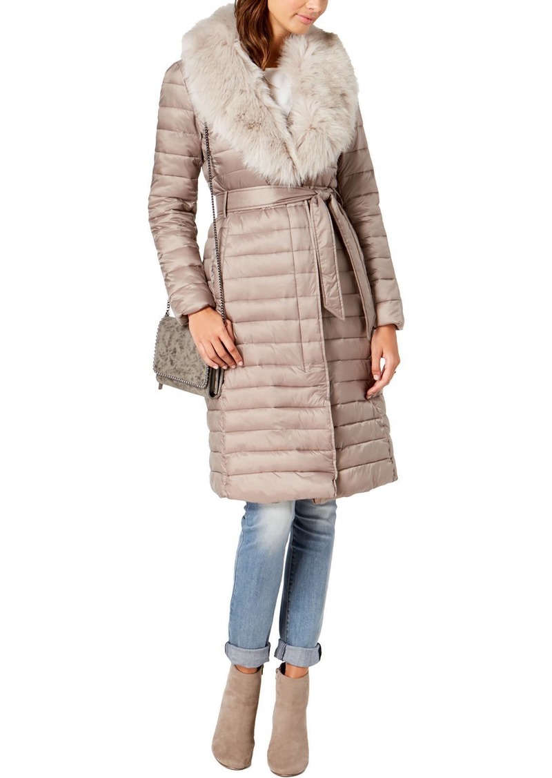 Tahari Womens Down Long Puffer Jacket