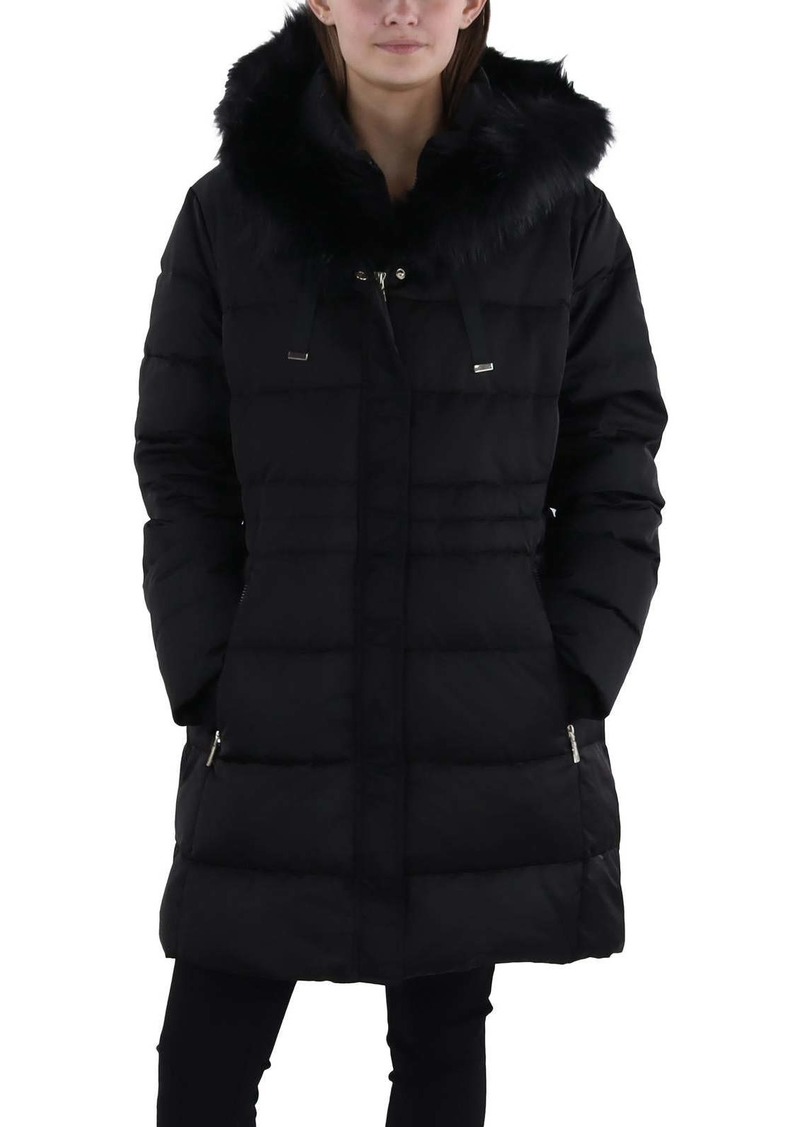 Tahari Womens Down Puffer Quilted Coat