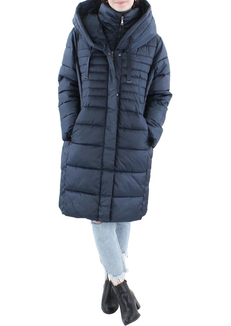 Tahari Womens Oversized Outerwear Puffer Jacket