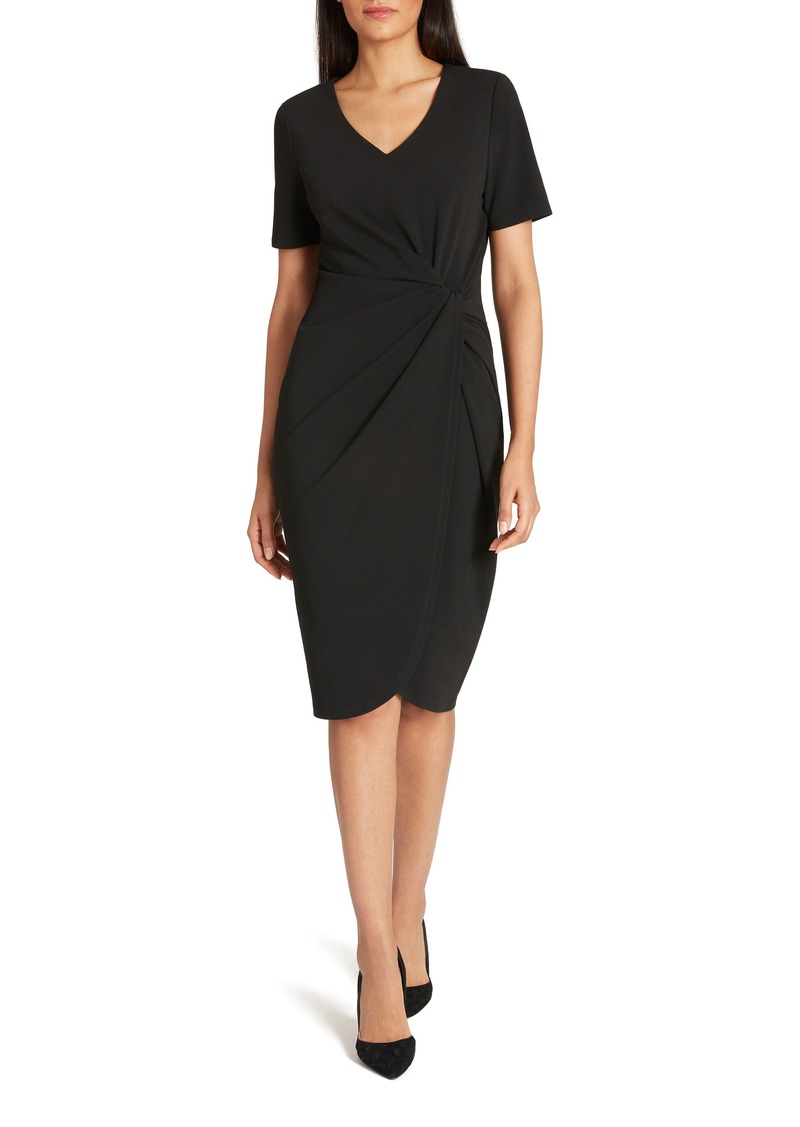 Asymmetrical Knot Sheath Dress in Black at Nordstrom - 40% Off!