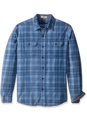 Tailor Vintage Men's L/S Indigo Plaid Cord Shirt () - 3772463-LHT