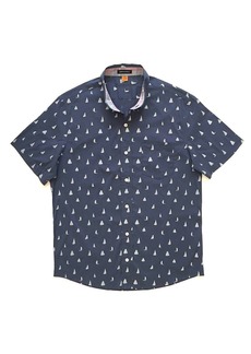 Tailor Vintage Men's Printed Stretch Performance SS Shirt