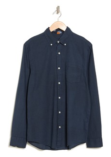 Tailor Vintage PUREtec cool™ Linen & Cotton Button-Up Shirt in Navy Blazer at Nordstrom Rack