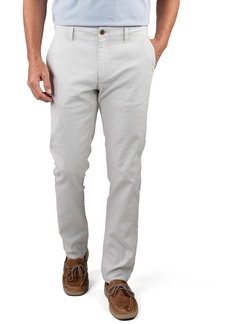 Tailor Vintage Puretec cool® Linen & Cotton Chino Pants in Quiet Gray at Nordstrom Rack