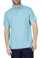 TailorByrd Classic Pique Polo With Gingham Trim