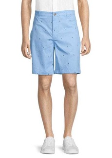 TailorByrd Solid-Hued Twill Shorts