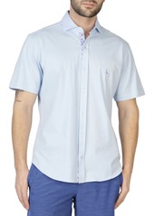 TailorByrd Solid Short Sleeve Getaway Shirt