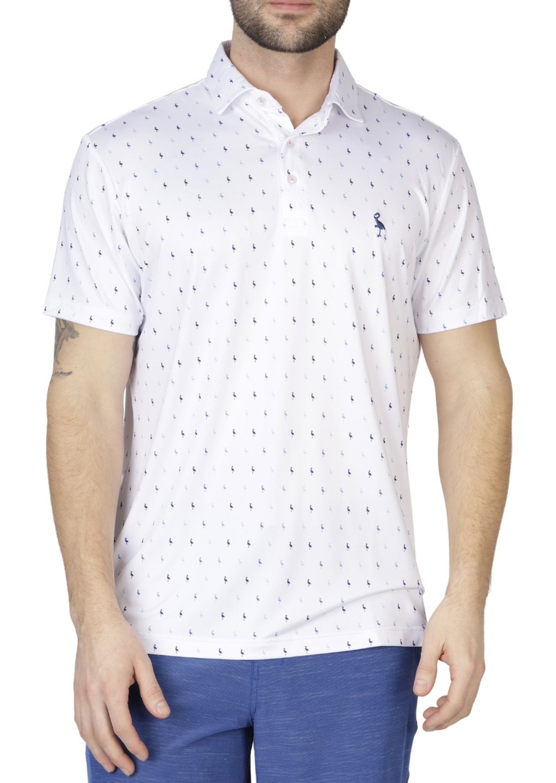 TailorByrd Byrd Performance Polo in White Dove at Nordstrom Rack