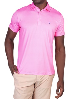 TailorByrd Chevron Performance Polo in Rose Pink at Nordstrom Rack