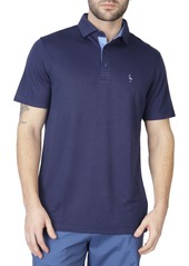 TailorByrd Luxe Modal Blend Polo in Navy at Nordstrom Rack