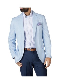 Tailorbyrd Men's Mini Shadowplaid Sportcoat - Lt blue