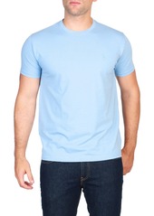 TailorByrd Vibrant Crewneck Mélange Cotton Blend T-Shirt in Dusk Blue at Nordstrom Rack