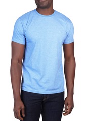 TailorByrd Vibrant Crewneck Mélange Cotton Blend T-Shirt in Dusk Blue at Nordstrom Rack