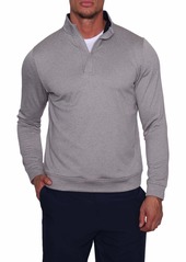 TailorByrd Performance Quarter Zip Sweater in Grey at Nordstrom Rack