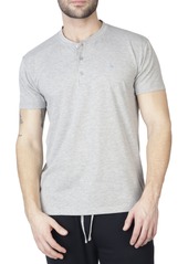 TailorByrd Short Sleeve Henley T-Shirt in Grey Heather at Nordstrom Rack