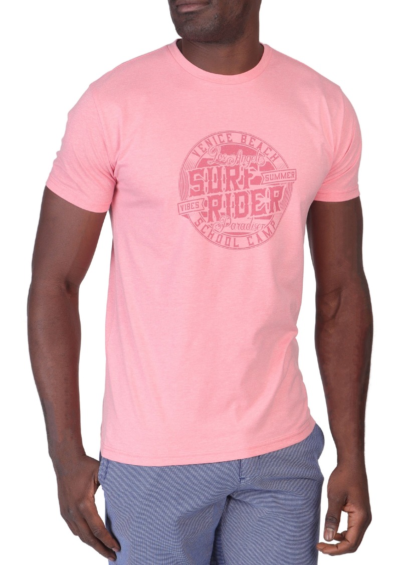 TailorByrd Surf Rider Graphic T-Shirt in Salmon Pink at Nordstrom Rack