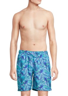 TailorByrd Tropical Leaf Swim Shorts