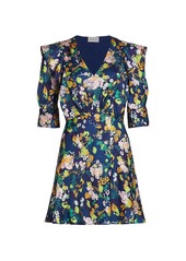 Tanya Taylor Audrey Floral Mini A-Line Dress
