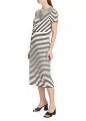 Tanya Taylor Chandan Striped Midi-Dress