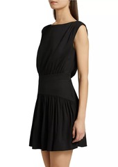 Tanya Taylor Claira Stretch Crêpe Minidress