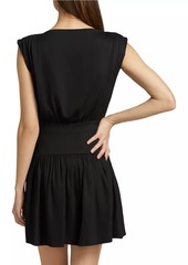 Tanya Taylor Claira Stretch Crêpe Minidress