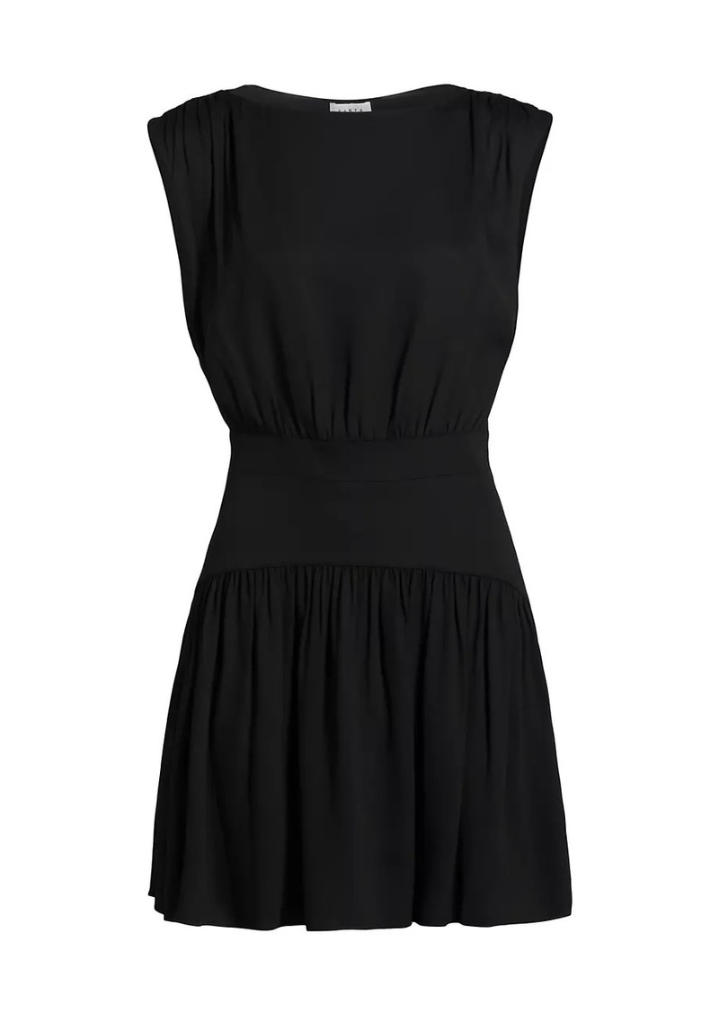 Tanya Taylor Claira Stretch Crêpe Minidress