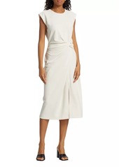 Tanya Taylor Cody Crepe Sleeveless Midi-Dress