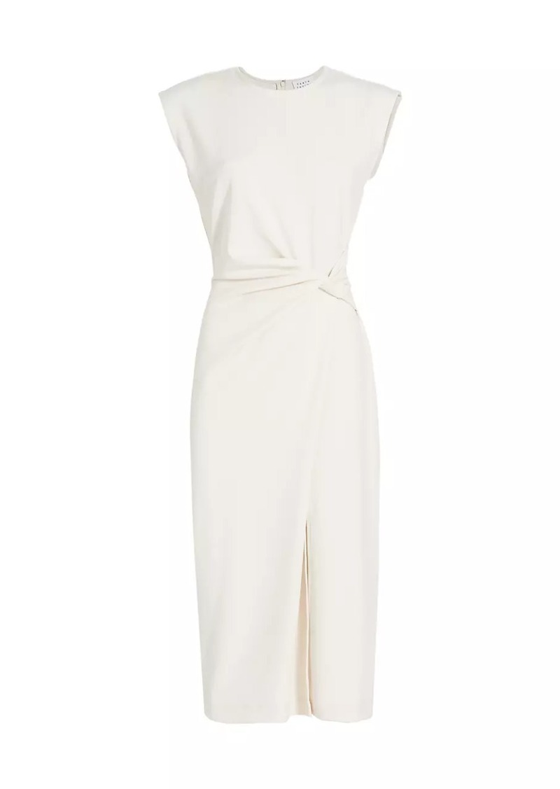 Tanya Taylor Cody Crepe Sleeveless Midi-Dress