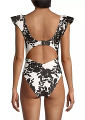 Tanya Taylor Coraline Cut-Out One-Piece Swimsuit
