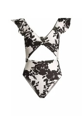 Tanya Taylor Coraline Cut-Out One-Piece Swimsuit