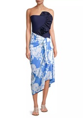 Tanya Taylor Elora Floral Cotton Sarong