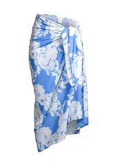 Tanya Taylor Elora Floral Cotton Sarong