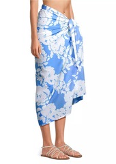 Tanya Taylor Elora Floral Cotton Sarong