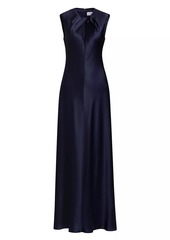 Tanya Taylor Emily Satin Sleeveless Maxi Dress