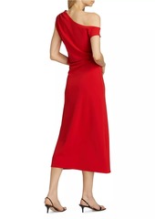 Tanya Taylor Gio One-Shoulder Midi-Dress