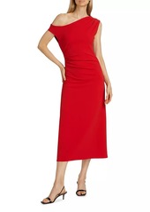 Tanya Taylor Gio One-Shoulder Midi-Dress