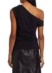 Tanya Taylor Gio Scuba Asymmetric Top