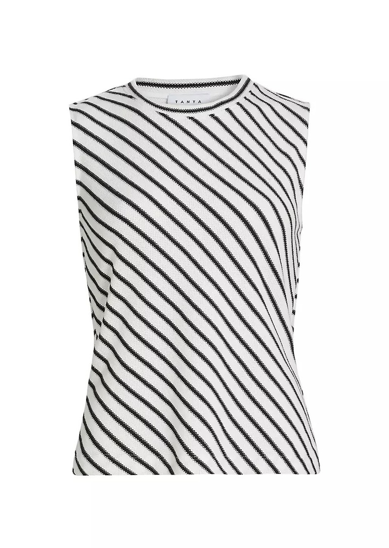 Tanya Taylor Jacobs Striped Knit Top