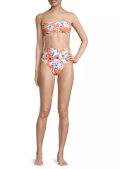 Tanya Taylor Kaia High-Waisted Bikini Bottom