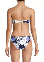 Tanya Taylor Laura Printed Bandeau Bikini Top