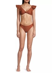 Tanya Taylor Orelia High-Cut Bikini Bottom