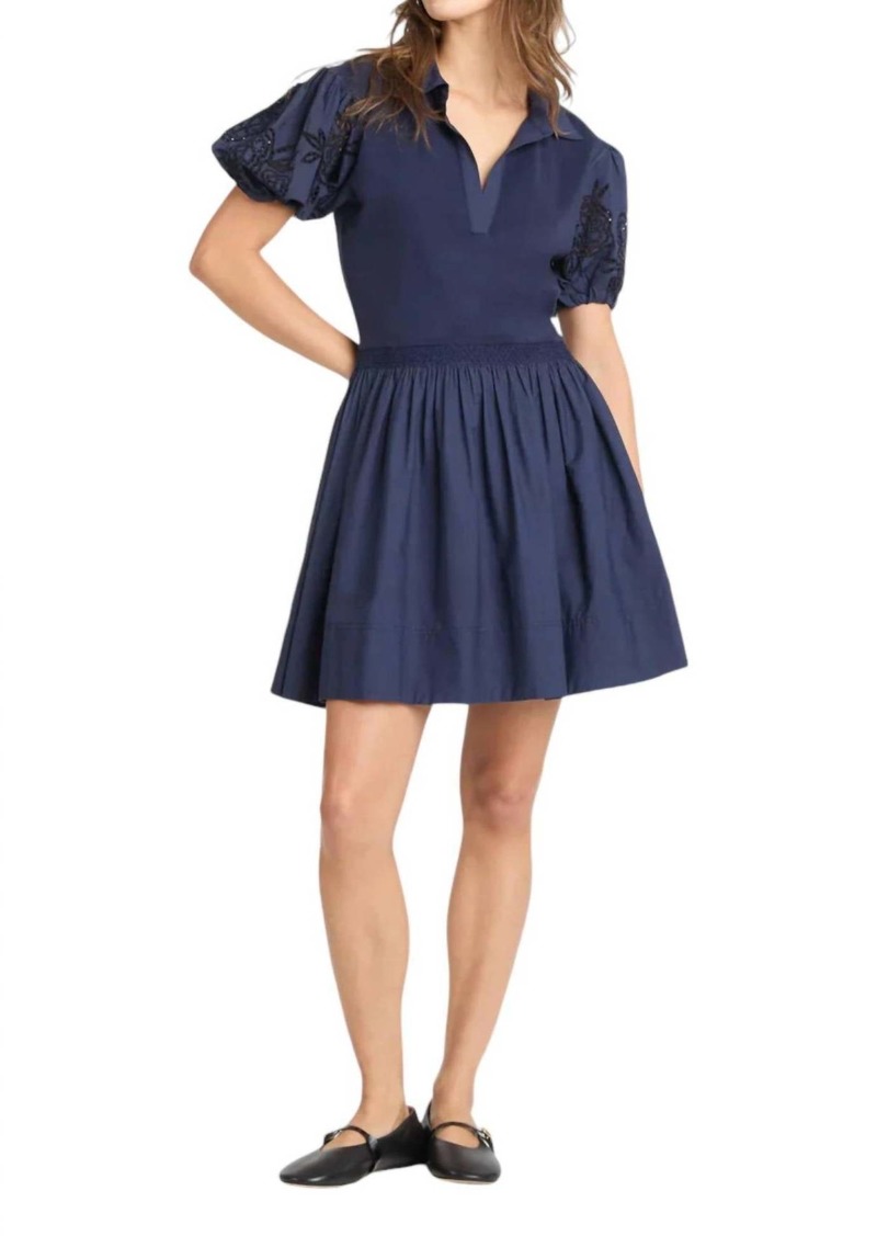 Tanya Taylor Sabella Dress In Maritime Blue