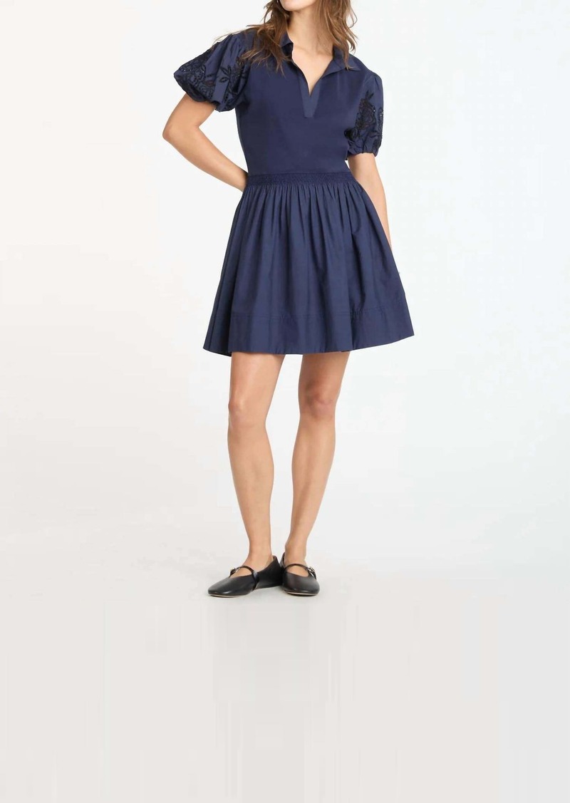 Tanya Taylor Sabella Dress In Maritime Blue