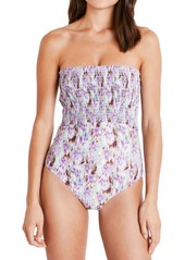 Tanya Taylor Kendra Smocked One-Piece