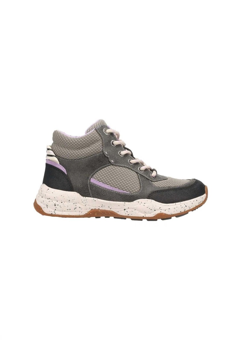 Taos Women's Advance Mid Hiker Boot In Graphite/ Lavender Multi