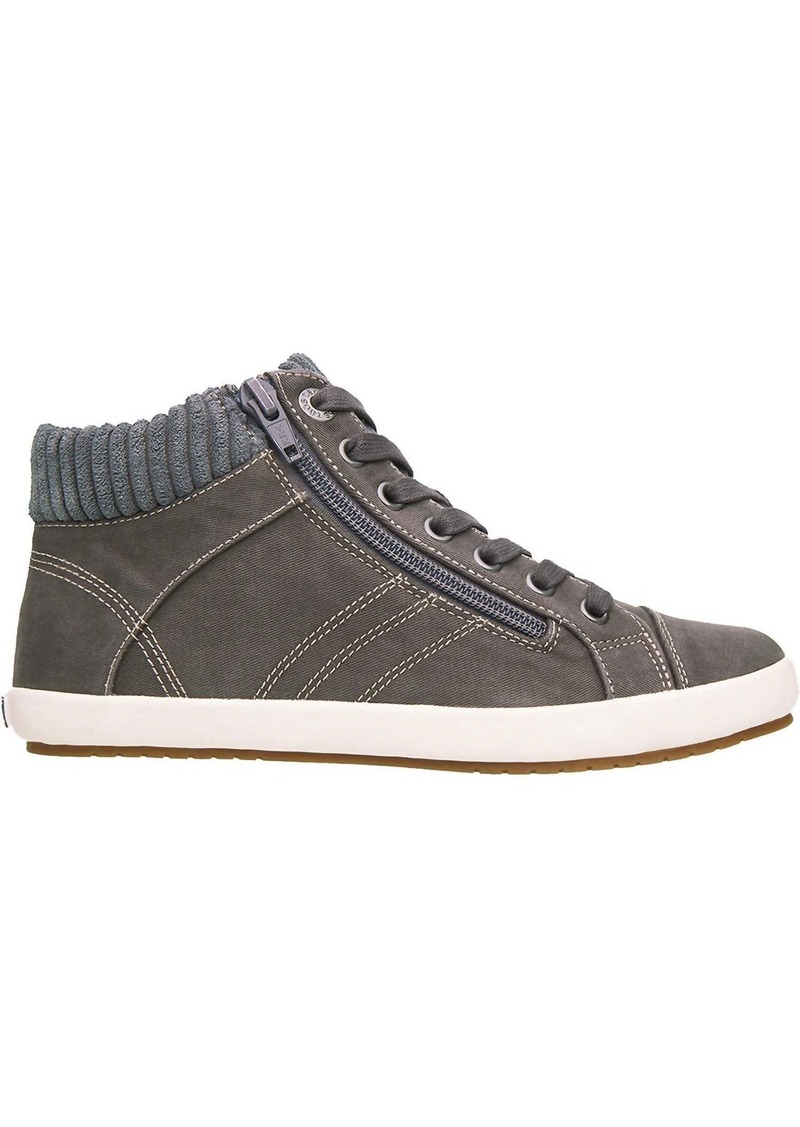 Taos Women's Start Up Sneaker - Medium Width In Graphite Distressed