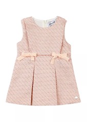 Tartine et Chocolat Baby Girl's & Little Girl's Bow-Accented Tweed Sleeveless Dress