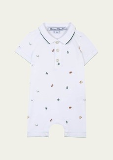 Tartine et Chocolat Boy's Insect-Printed Shortall  Size 3M-1