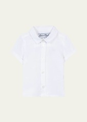 Tartine et Chocolat Boy's Linen Button Down Shirt  Size 6M-4