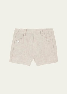 Tartine et Chocolat Boy's Solid Linen Shorts  Size 6M-4